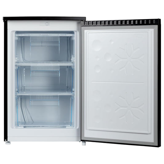 Upright Freezer 90L Reversible Door Adjustable Thermostat Black