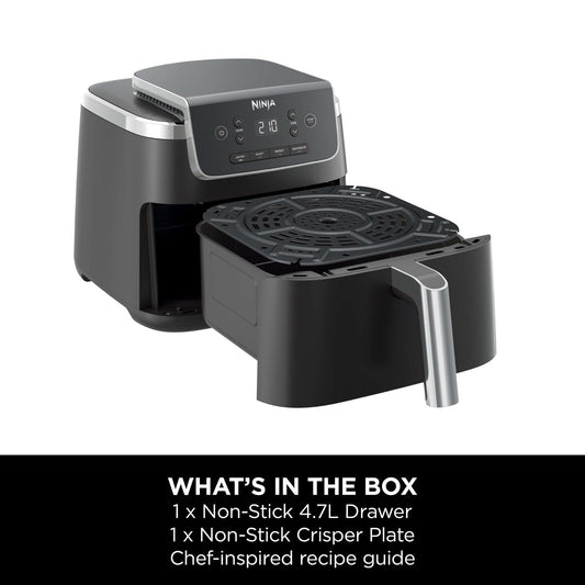 Air Fryer 4.7L 2000W 4 Functions Digital Touch Black